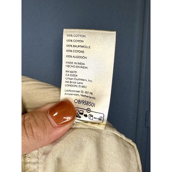 Free People NWT Pleated Khaki Short sz8 - Picture 4 of 7